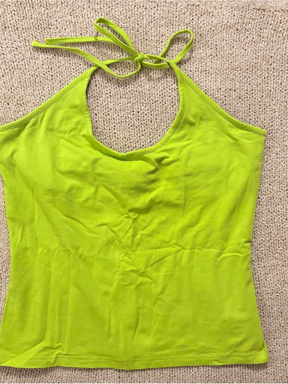 Lilly Pulitzer Neon Lime Halter Camisole